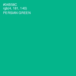 #04B58C - Persian Green Color Image