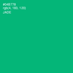 #04B778 - Jade Color Image