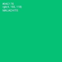 #04C176 - Malachite Color Image
