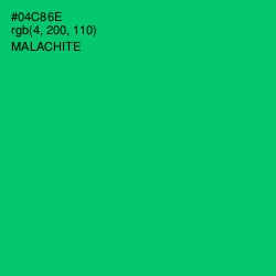 #04C86E - Malachite Color Image