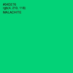 #04D276 - Malachite Color Image