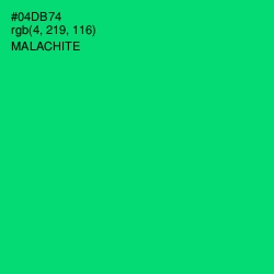 #04DB74 - Malachite Color Image