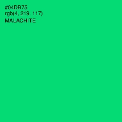#04DB75 - Malachite Color Image