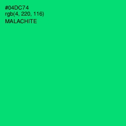 #04DC74 - Malachite Color Image