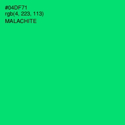 #04DF71 - Malachite Color Image