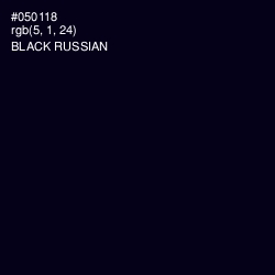 #050118 - Black Russian Color Image