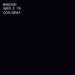 #05020D - Cod Gray Color Image