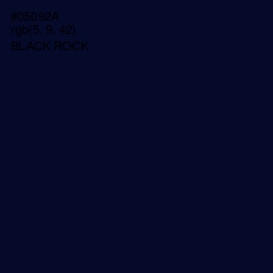 #05092A - Black Rock Color Image