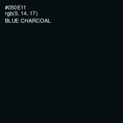 #050E11 - Blue Charcoal Color Image