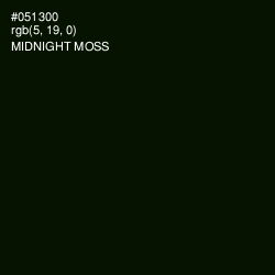 #051300 - Midnight Moss Color Image