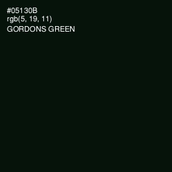 #05130B - Gordons Green Color Image