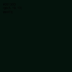 #05130D - Gordons Green Color Image