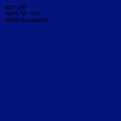 #05137E - Deep Koamaru Color Image