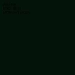 #051408 - Midnight Moss Color Image