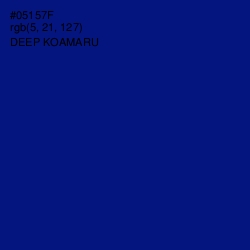 #05157F - Deep Koamaru Color Image