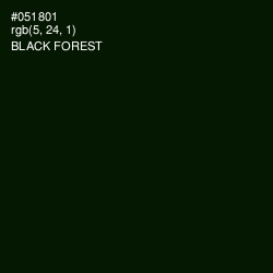 #051801 - Black Forest Color Image