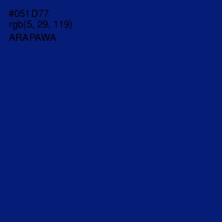 #051D77 - Arapawa Color Image