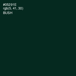 #05291E - Bush Color Image