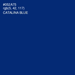 #052A75 - Catalina Blue Color Image