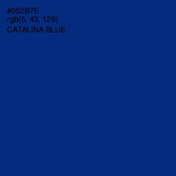 #052B7E - Catalina Blue Color Image
