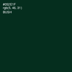 #052E1F - Bush Color Image