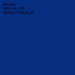 #052E81 - Resolution Blue Color Image