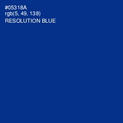 #05318A - Resolution Blue Color Image