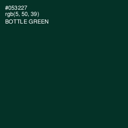 #053227 - Bottle Green Color Image