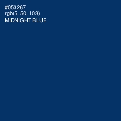 #053267 - Midnight Blue Color Image