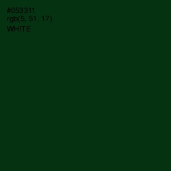 #053311 - County Green Color Image