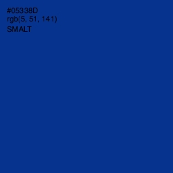 #05338D - Smalt Color Image