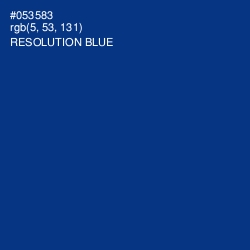#053583 - Resolution Blue Color Image