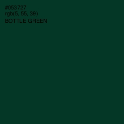 #053727 - Bottle Green Color Image