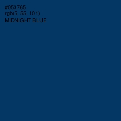 #053765 - Midnight Blue Color Image