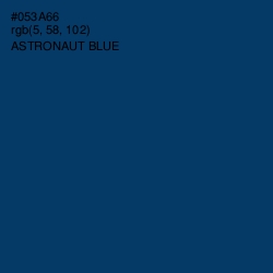 #053A66 - Astronaut Blue Color Image