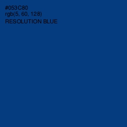 #053C80 - Resolution Blue Color Image