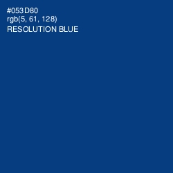 #053D80 - Resolution Blue Color Image