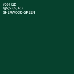 #05412D - Sherwood Green Color Image