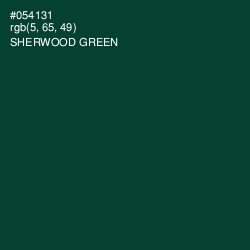 #054131 - Sherwood Green Color Image