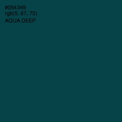 #054349 - Aqua Deep Color Image