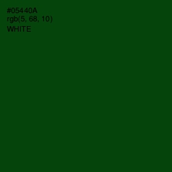 #05440A - Dark Fern Color Image