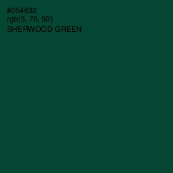 #054632 - Sherwood Green Color Image