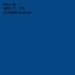 #054785 - Congress Blue Color Image