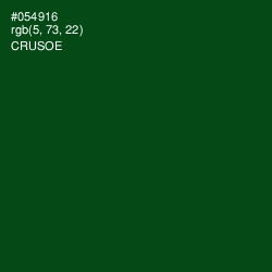 #054916 - Crusoe Color Image