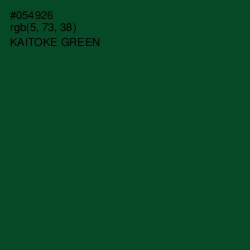 #054926 - Kaitoke Green Color Image