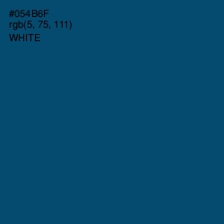 #054B6F - Chathams Blue Color Image