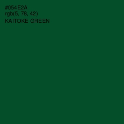 #054E2A - Kaitoke Green Color Image