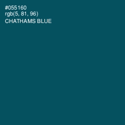 #055160 - Chathams Blue Color Image