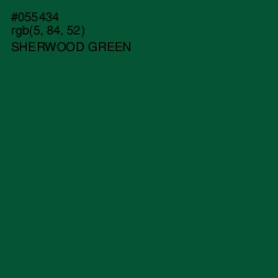 #055434 - Sherwood Green Color Image