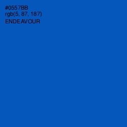 #0557BB - Endeavour Color Image